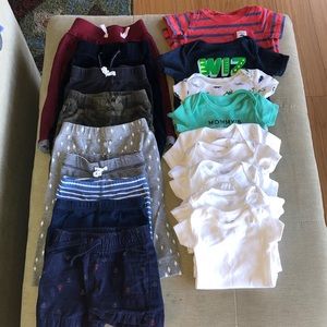 Baby Boys top and bottoms Bundle, size 3m/3-6m